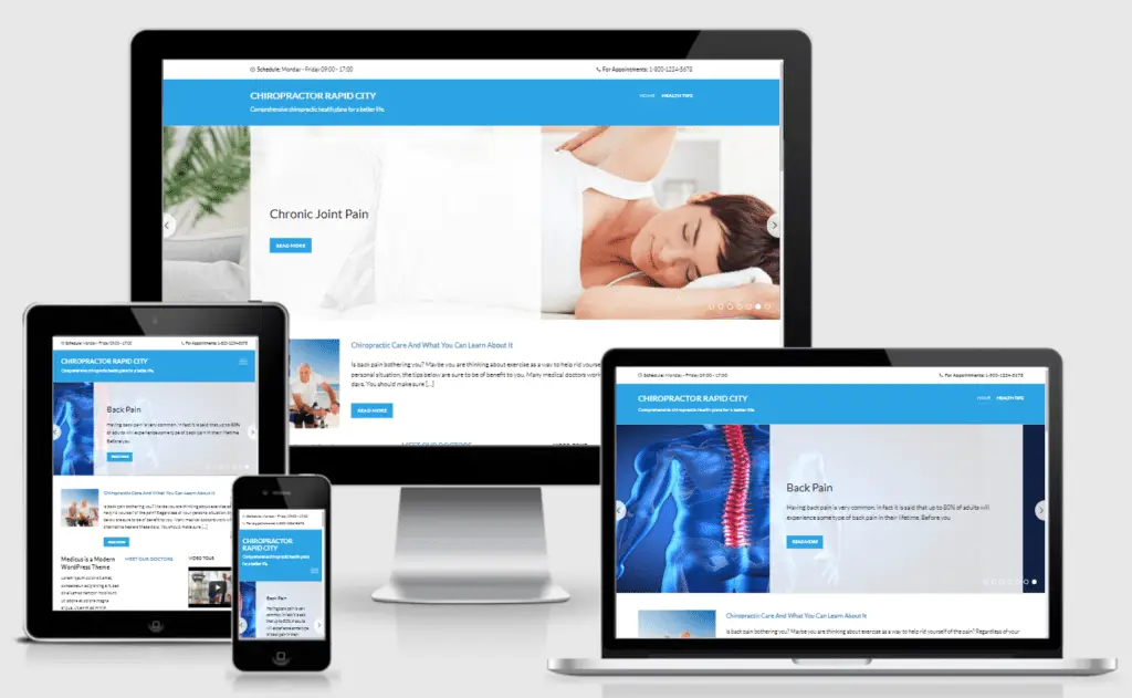 chiropractor websites