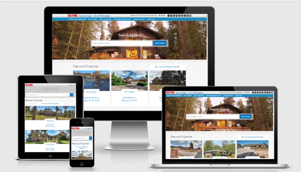 real estate agent websites
