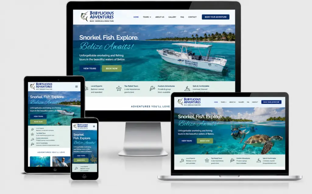 Bobylicciousadventures responsive web design